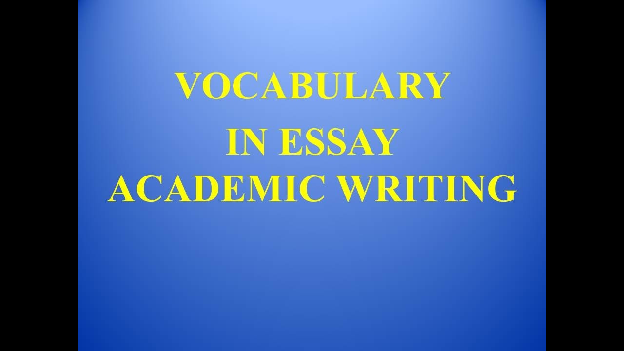 Vocabulary for Essay Writing | Simple to Advanced Words  Part 2