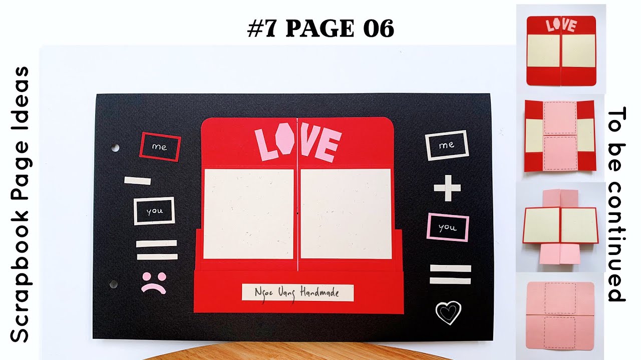 #7 Page 06 [Scrapbook Page Ideas] Never ending card (Thiệp lật không kết thúc) by NGOC VANG Handmade