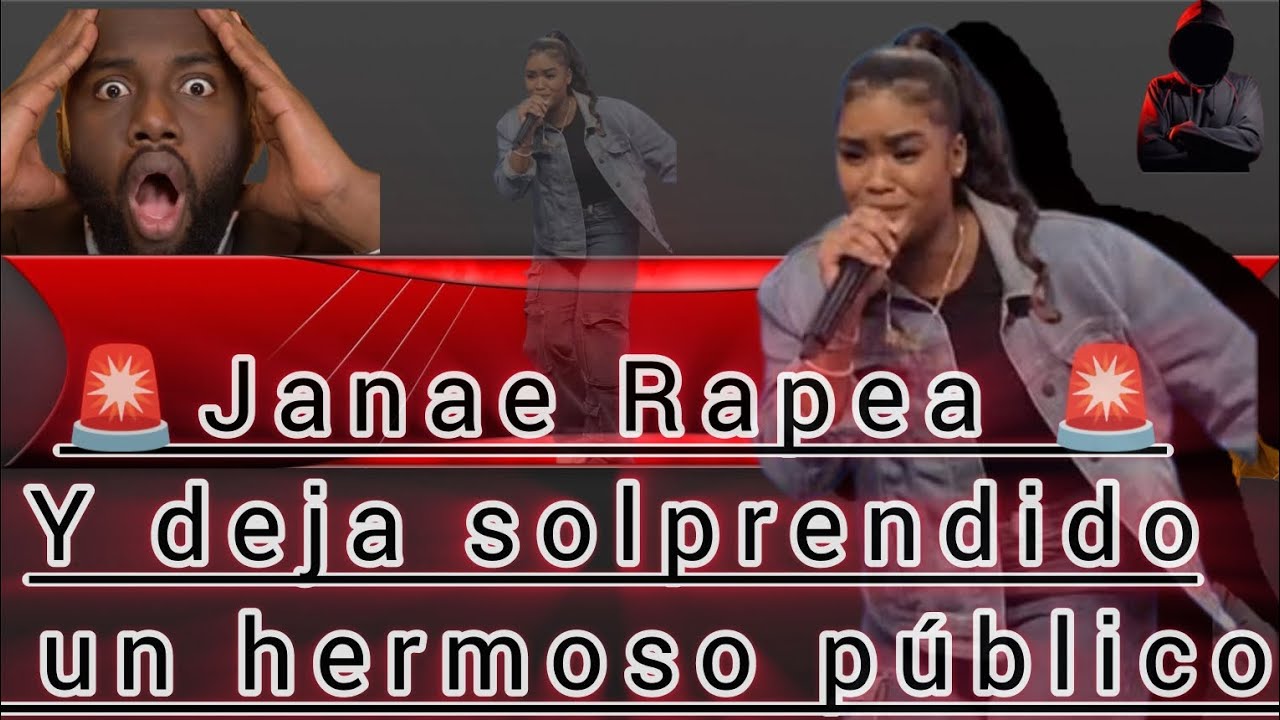 🚨LA RAPERA 🎙️ JANAE DEJA SOLPRENDIDO A UN HERMOSO PÚBLICO POR SU FORMA DE CANTAL 🚨