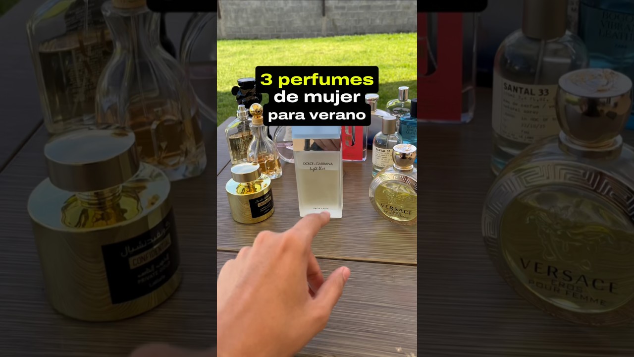 Top 3 perfumes de mujer para el verano 2025 #perfumes #perfumesarabes #estilofeminino