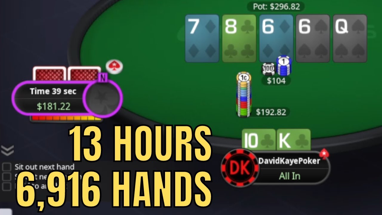 13 Hour MARATHON Cash Game Session | Poker Vlog #763