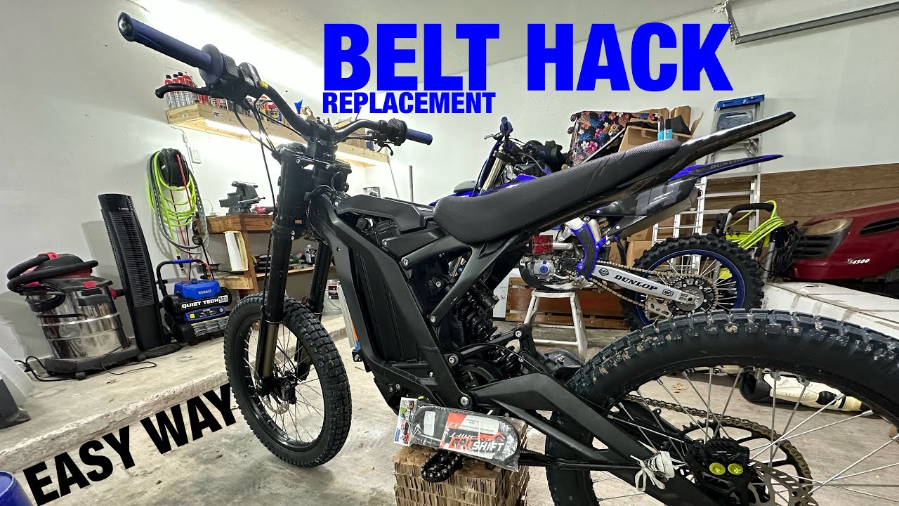 Surron belt replacement EASY