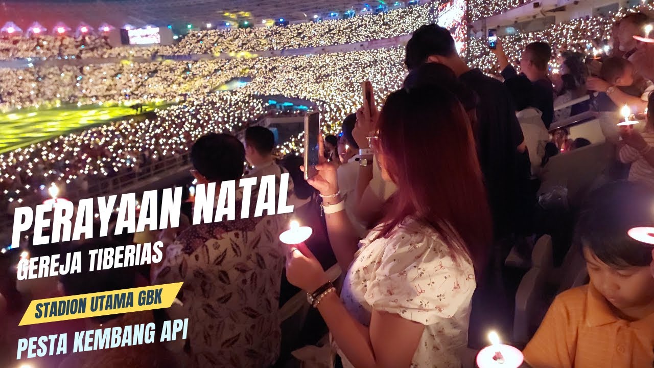 Pesta Kembang Api, Natal 🎄GerejaTiberias di GBk 7 Desember 2024
