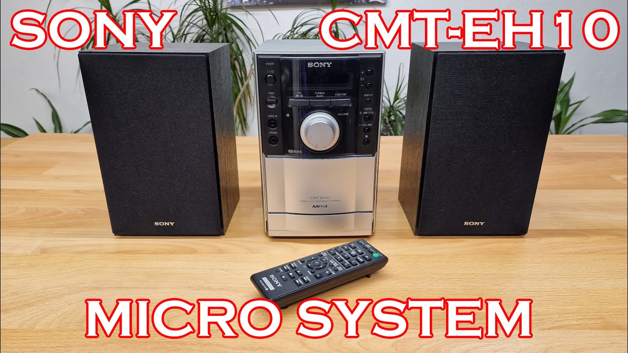 SONY CMT-EH10 Micro Hi-Fi System - Test + 360 View