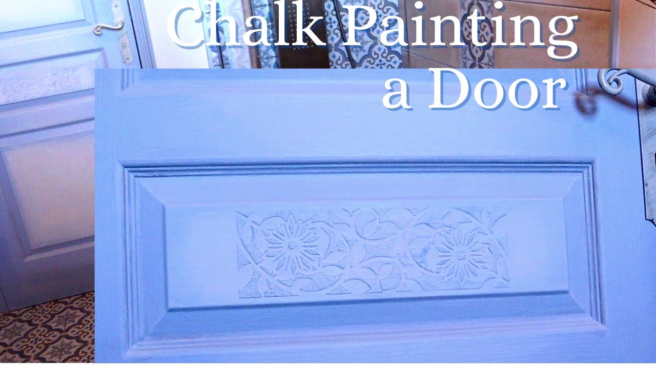 How to Paint a Door with Chalk Paint. DIY Home Improvement