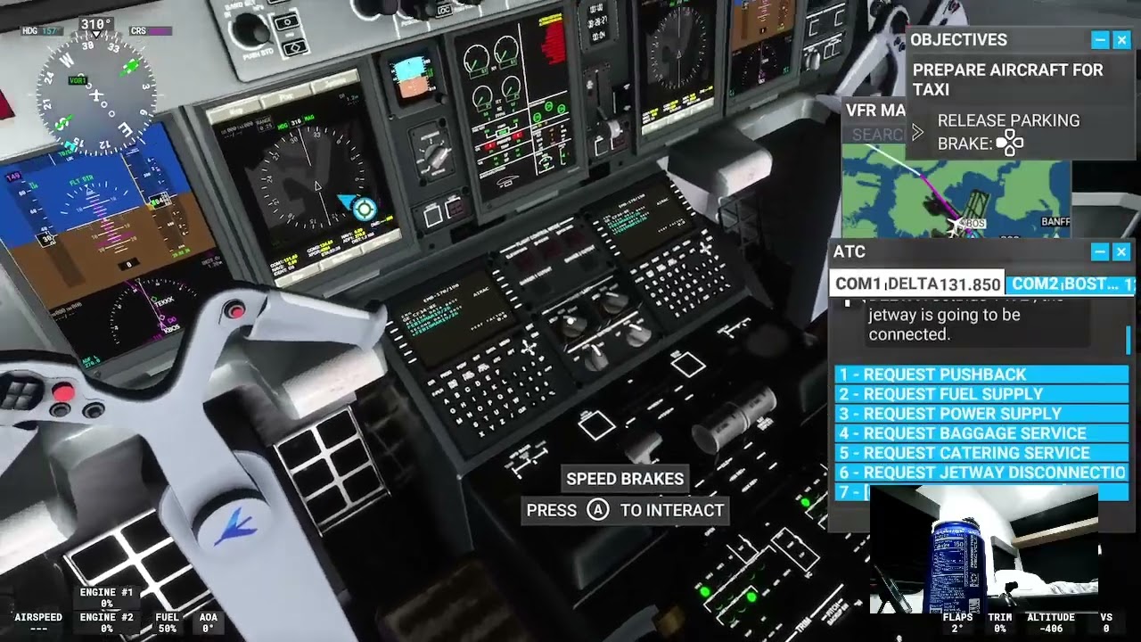 Flt Sim JetBlue 845 BOS SYR