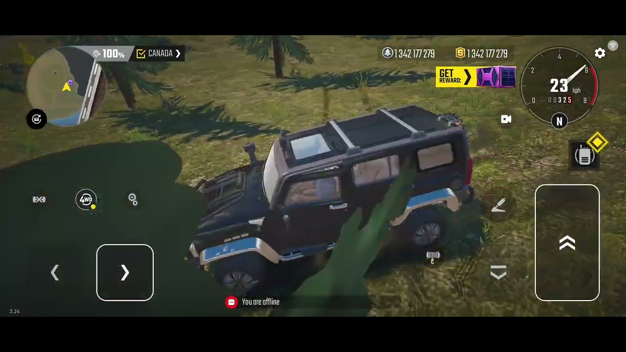 Land rover car drive game play 