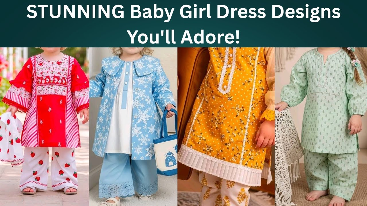 STUNNING Baby Girl Dress Designs You'll Adore!Summer Baby Frock Design 2025|Latest Baby Frock Design