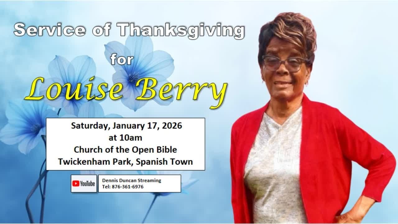 Service of Thanksgiving for Louise Berry
