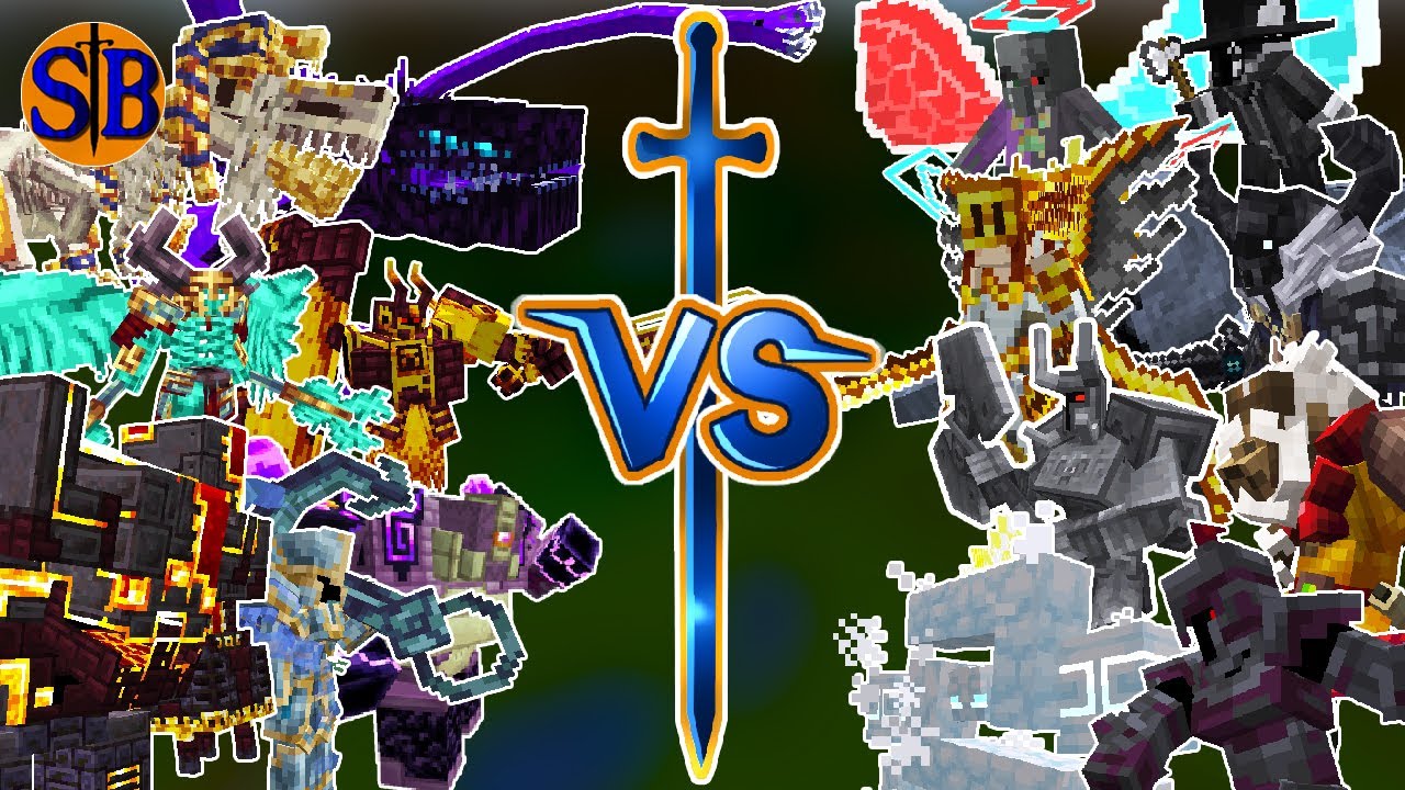 L_ender's Cataclysm VS Mowzie's Mobs, Illage and Spillage, Dungeons and combat & Legendary Monsters