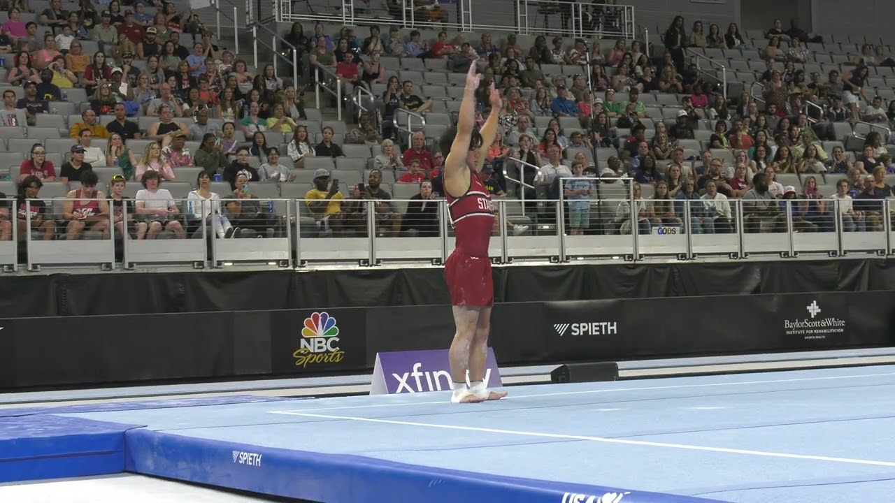 Asher Hong -  Floor Exercise -  2024 Xfinity U.S. Championships  - Senior Men Day 2