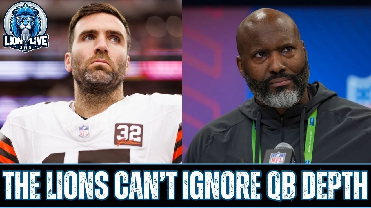 Lions cannot afford to ignore  Qb Depth