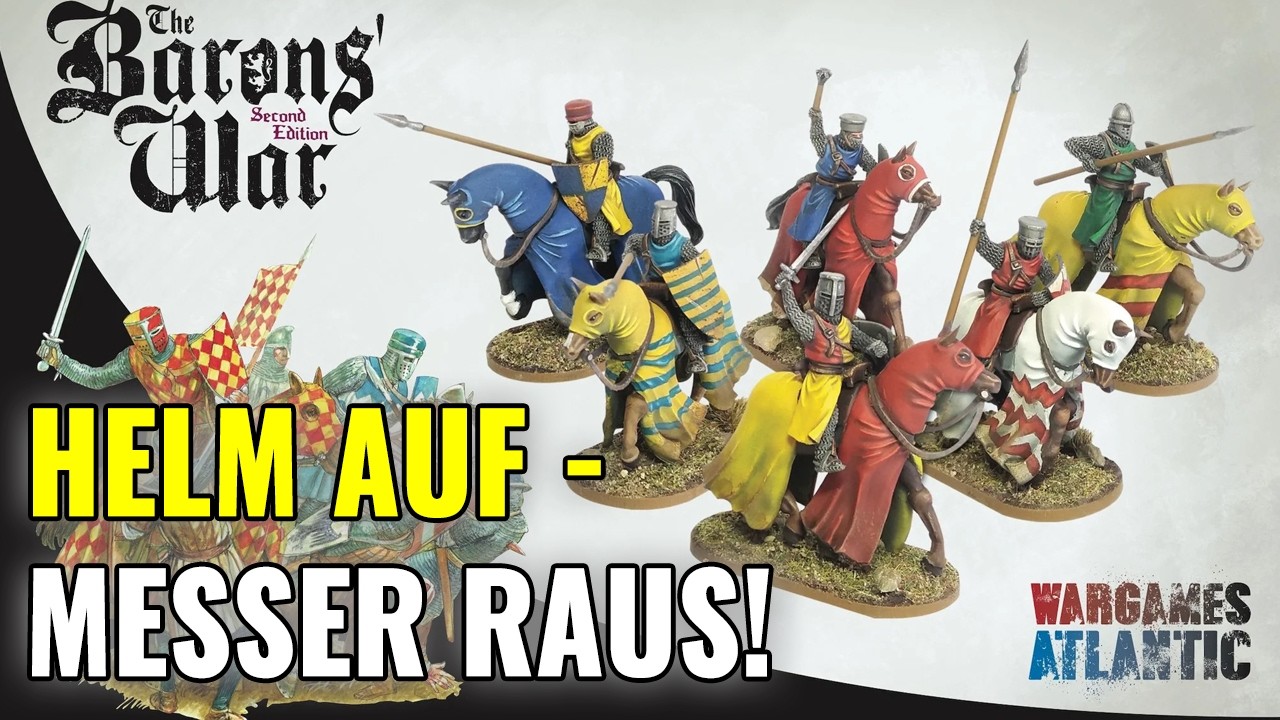 Mounted Knights von Wargames Atlantic | Der Start meiner Barons’ War Armee