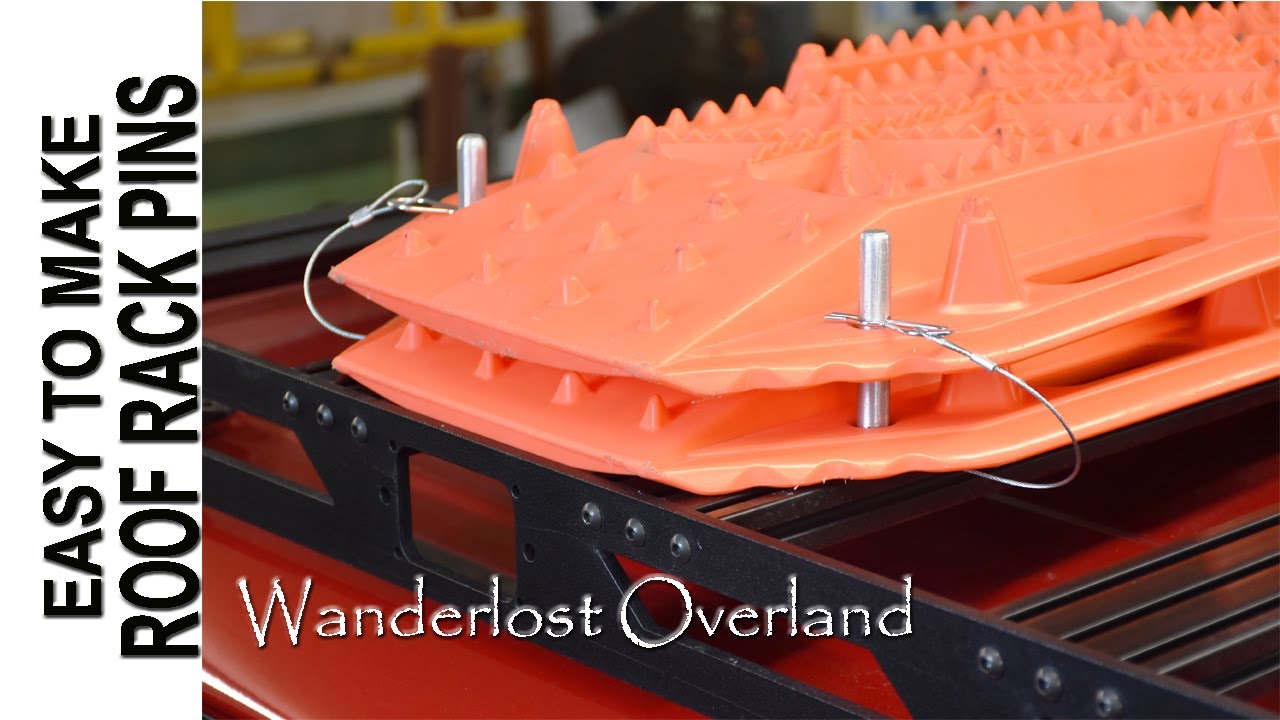 DIY Universal Traction Board Mounting Pins For Roof Rack