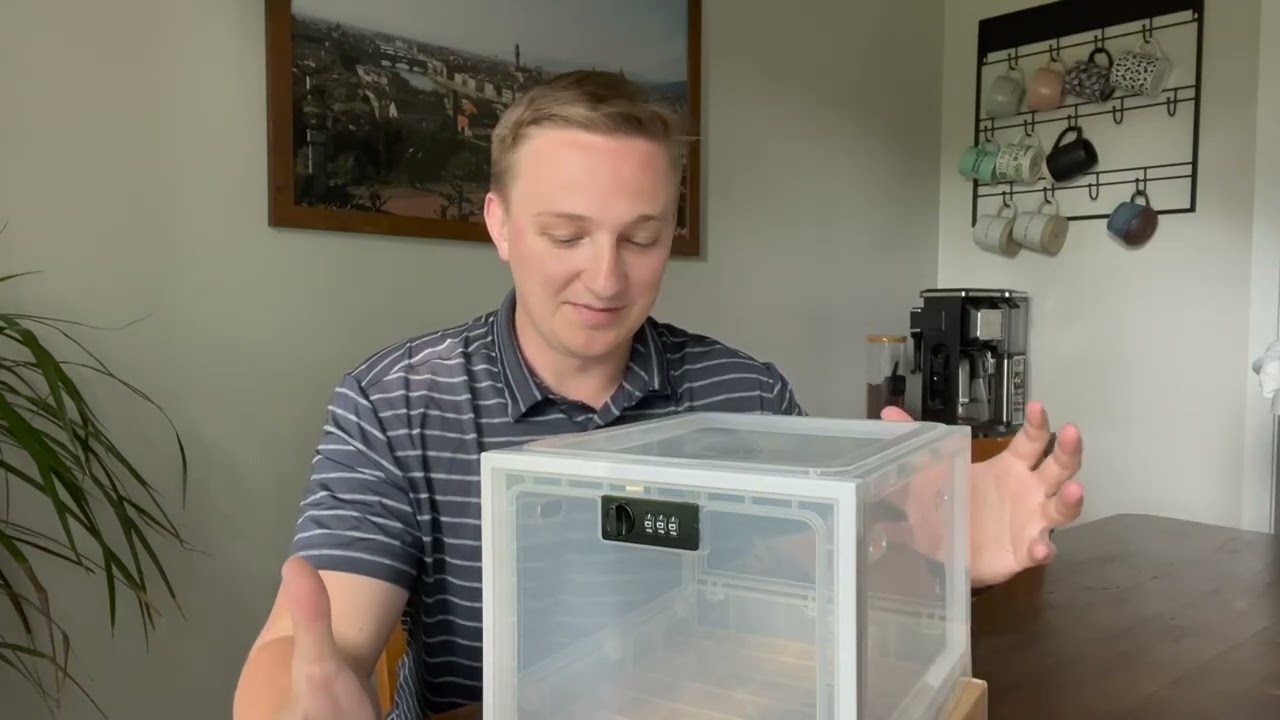 Medicine Lockable Storage Box, Lock Box for Safe Medication Review, Medicine Lockable Storage Box