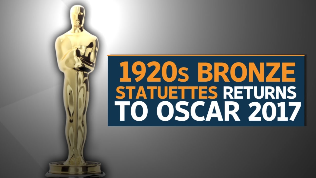 Oscar statuettes return to original 1920s bronze brilliance