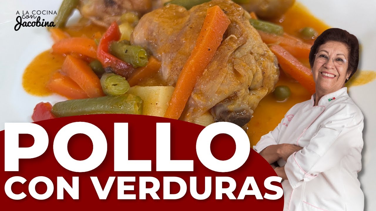 Pollo a la jardinera | Como hacer pollo con verduras | Como hacer pollo con verduras fácil y rápido