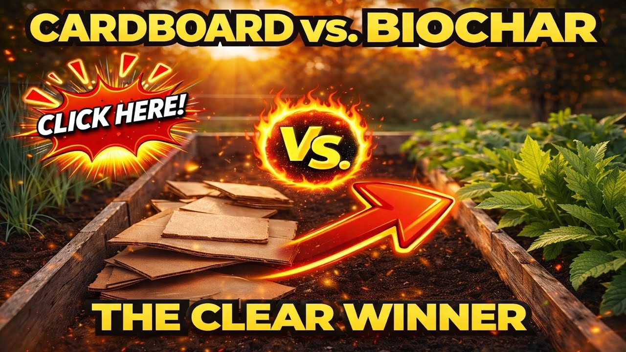 Cardboard vs Biochar Experiment — This Soil Test Shocked Me!
