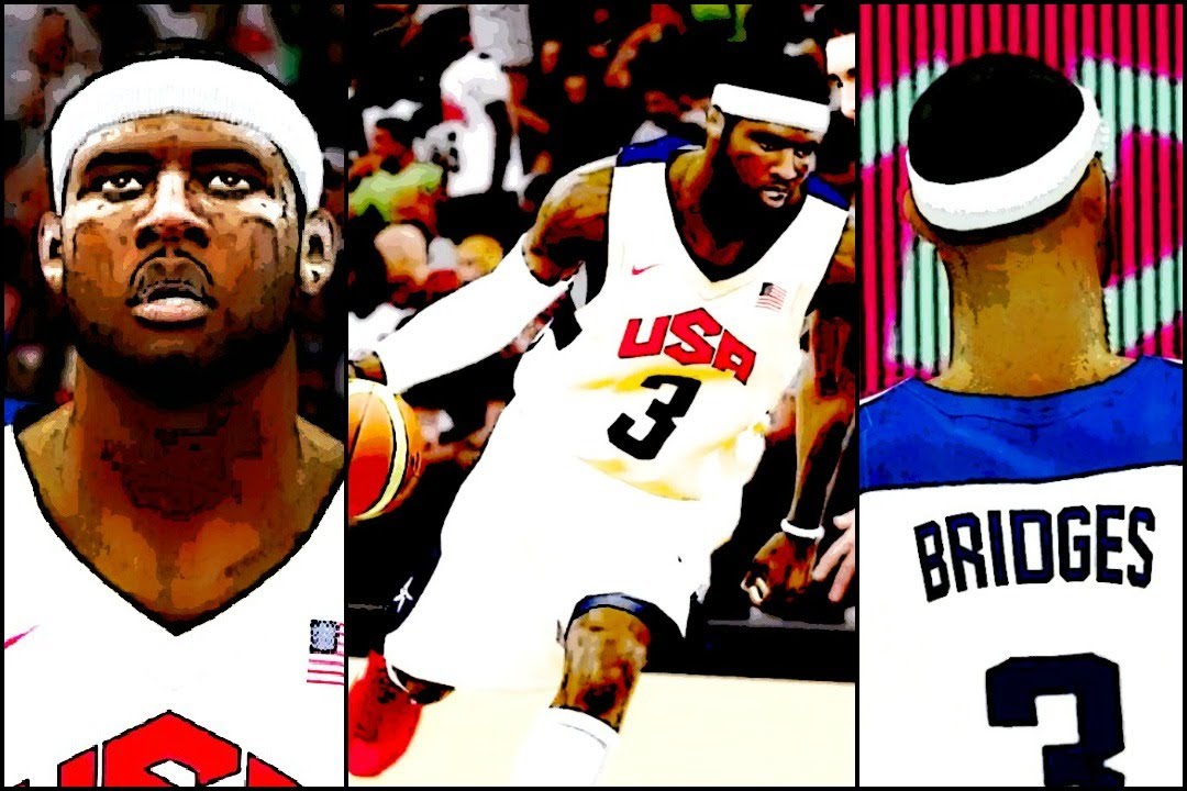 NBA 2k12 My Player FIBA 2k12: USA vs Spain | 2012 Olympics | Neal Bridges LeBron James Kobe Bryant