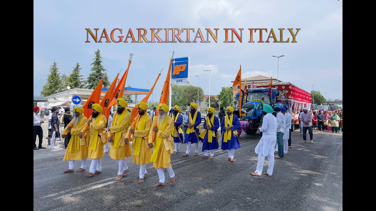 NAGARKIRTAN IN ITALY (SIKH IN ITALY )