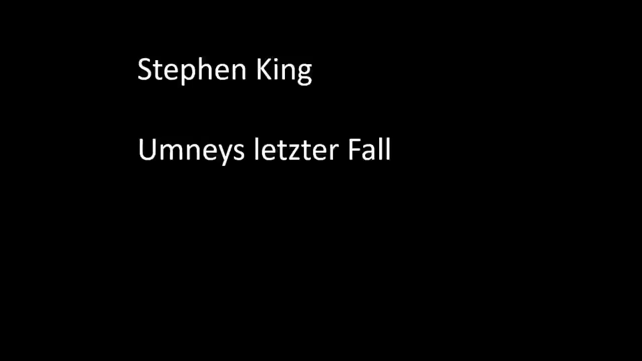 Stephen King - Umneys letzter Fall