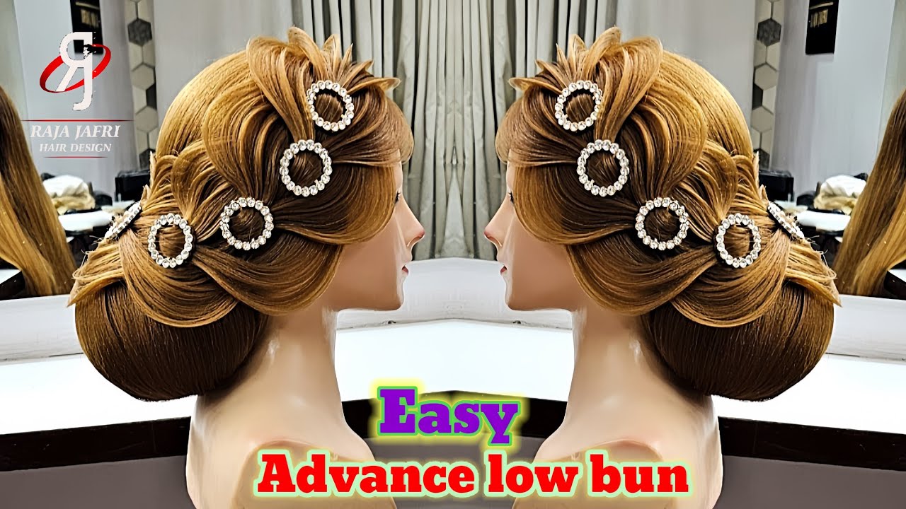 EASY ADVANCE LOW BUN BY RAJA JAFRI 