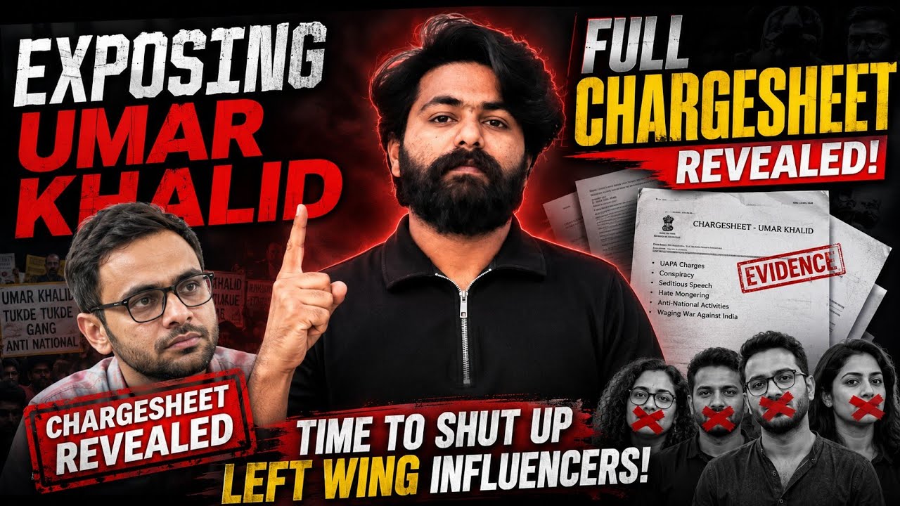UMAR KHALID CONTROVERSY EXPLAINED | FULL CHARGE-SHEET EXPLAINED. #umarkhalid #trending 