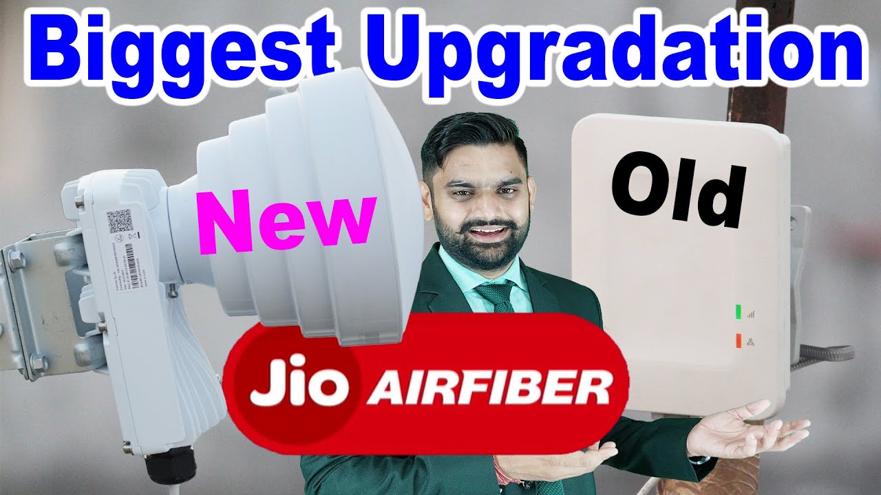 Jio AirFIber Upgrade Outdoor Unit | Free Of Cost Jio AirFiber Upgradation | Jio AirFiber Speed Test