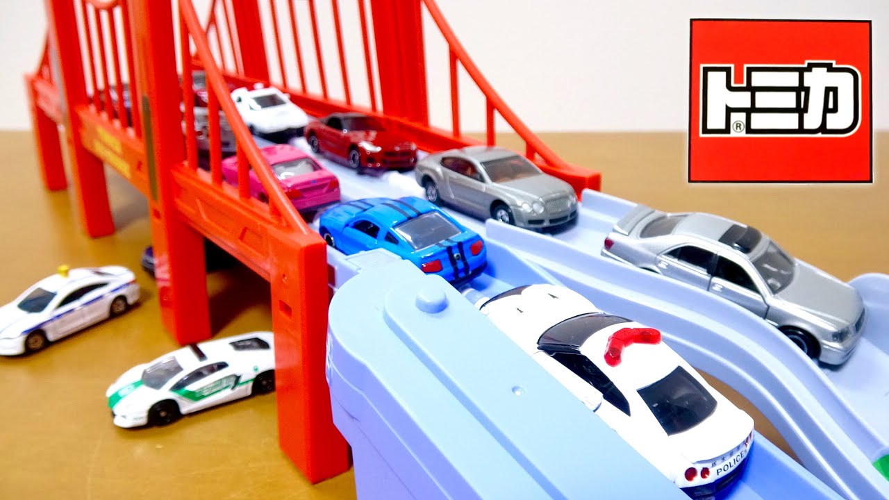 中古でゲットした ガタガタ走行で可愛い トミカ すいすいロード 大鉄橋セットをレビュー!