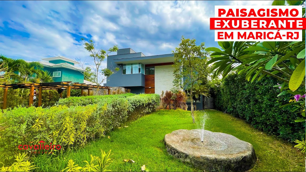 ✨MARAVILHOSA CASA NO COND. PEDRA VERDE – 4 SUÍTES, PISCINA, ÁREA GOURMET E PAISAGISMO EXUBERANTE!