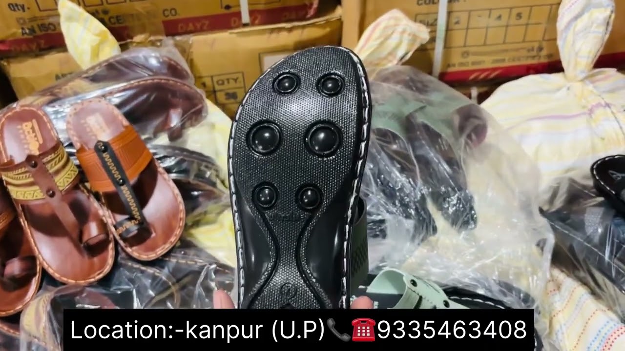 ‼️Pu loose slipper kanpur wholesale only‼️#chappalfactory #footwear #chappalmarket #puchappal #yt
