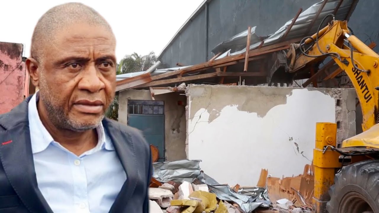 DÉMOLITION À LIMETE 1ère RUE DILANDOS : TOUTES LES MAISONS CONSTRUITES LE LONG DU COLLECTEUR RASÉES 