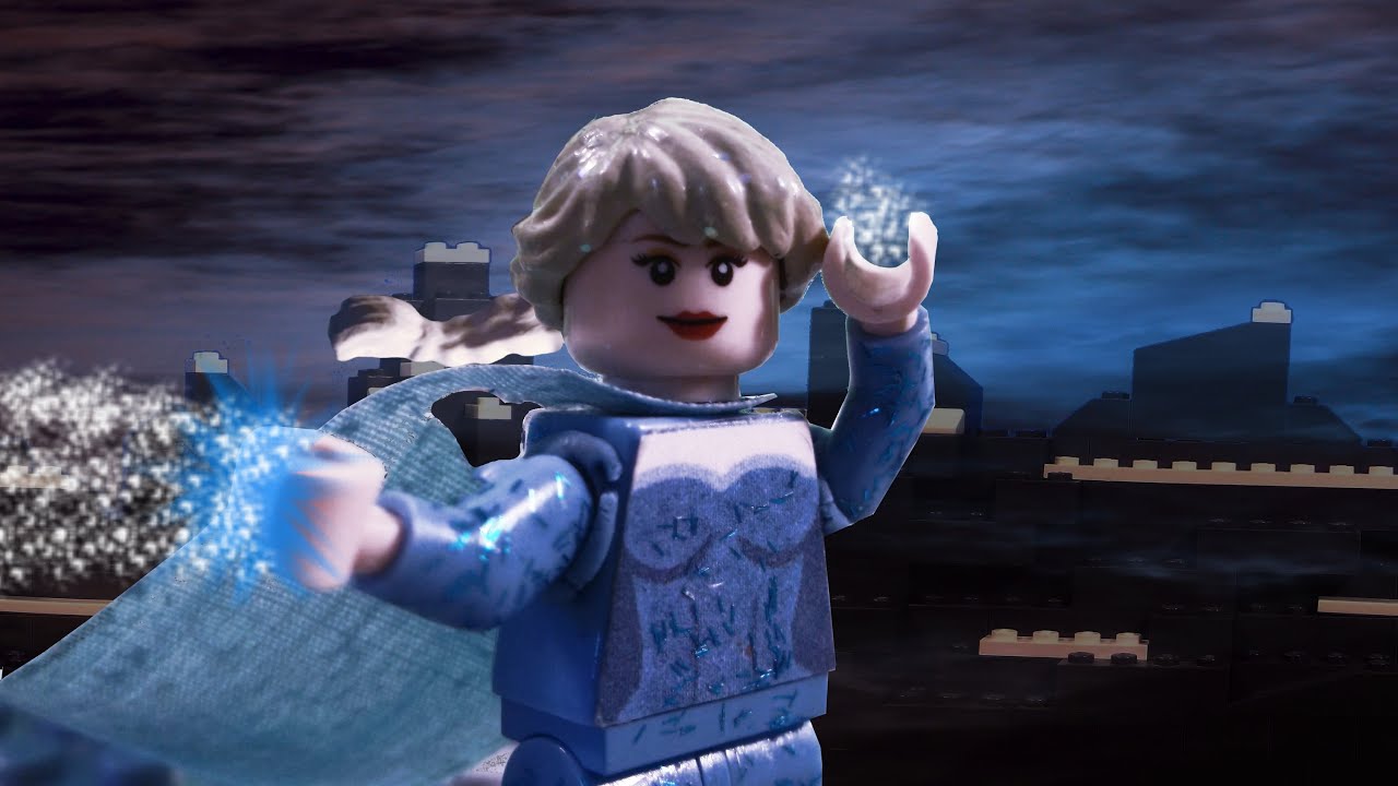 Frozen "Let It Go" LEGO Animation Preformed By Idina Menzel