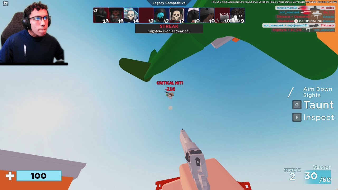 My Roblox Arsenal Settings!