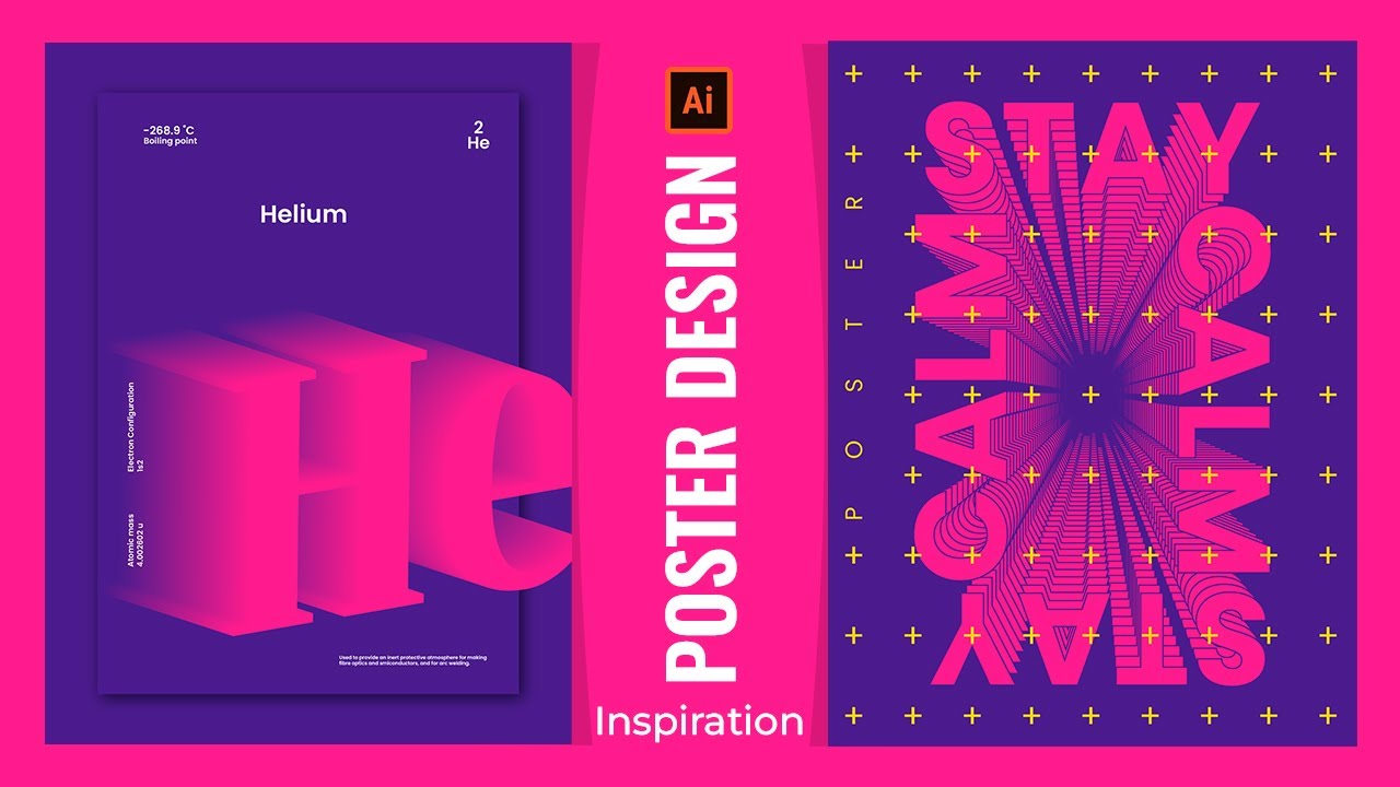 Modern Poster Design Tutorial | Illustrator