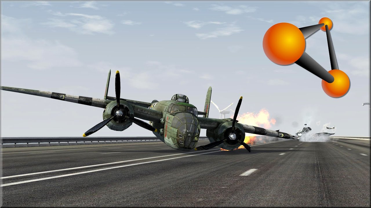 BeamNG Drive Plane Crashes #2 - Insanegaz
