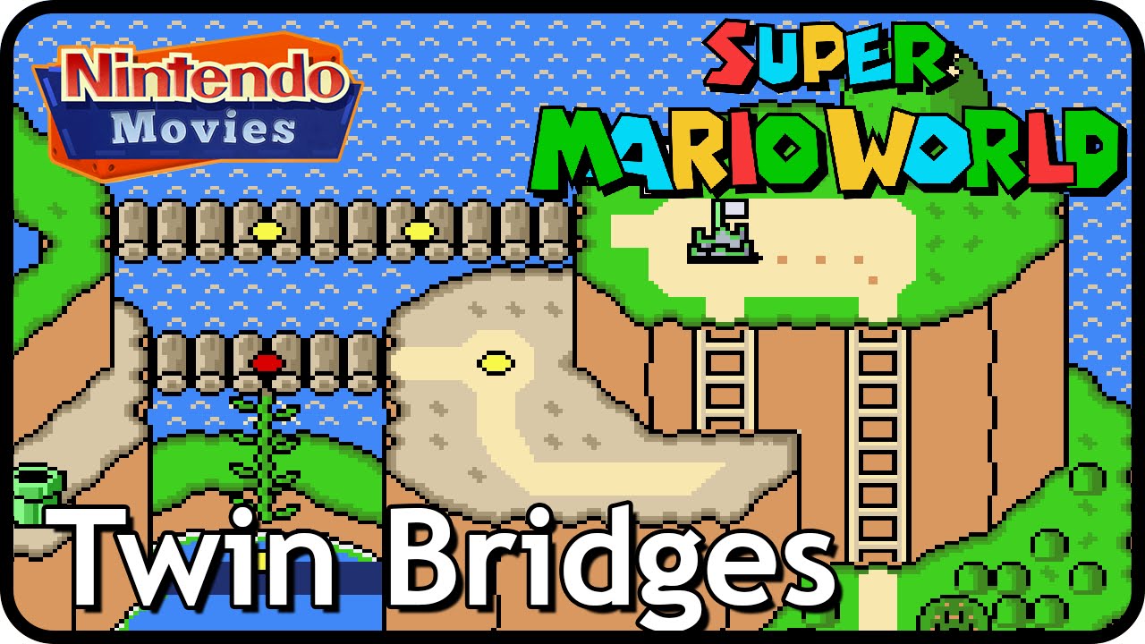 Super Mario World - World 4: Twin Bridges (Multiplayer Walkthrough,  All Exits)