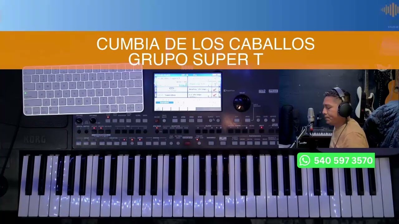CUMBIA DE LOS CABALLOS GRUPO SUPER T RITMOS KORG PA