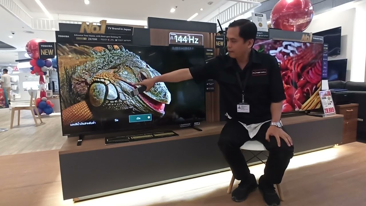 แนะนำ ฟีเจอร์เด่น #toshiba  รุ่น #Z670MP  #fullarray #144hz