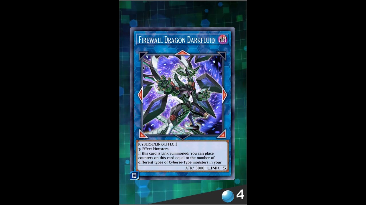 Yugioh Duel Links - Playmaker x 4 Counter Firewall Dragon Darkfluid (Maximum Attack)