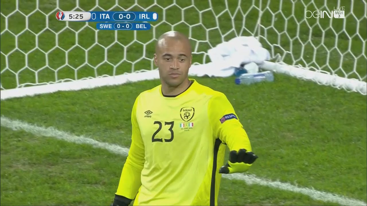 Darren Randolph vs Italy - Euro 2016 (22.06.2016) HD 720p
