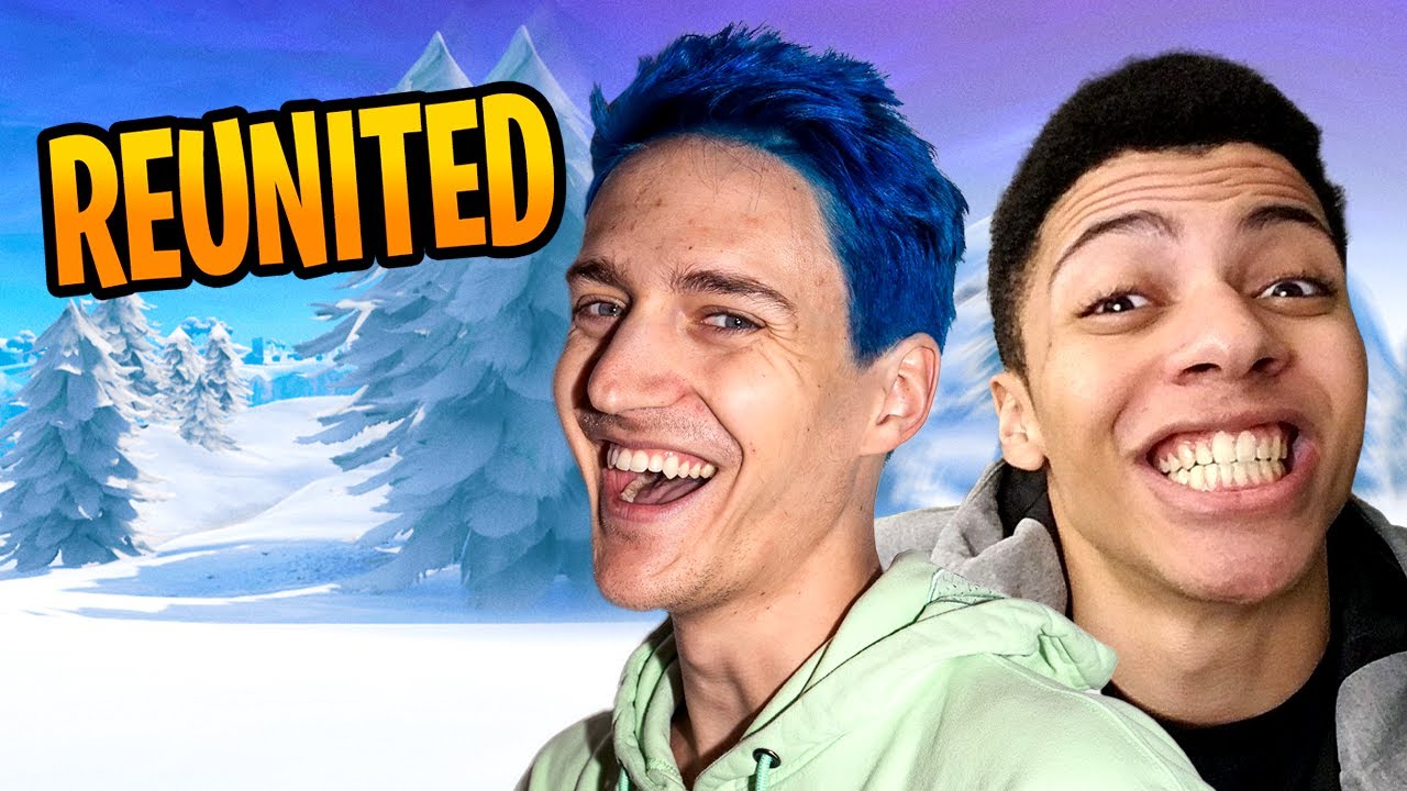 Ninja & @Myth_YT Fortnite Reunion?!