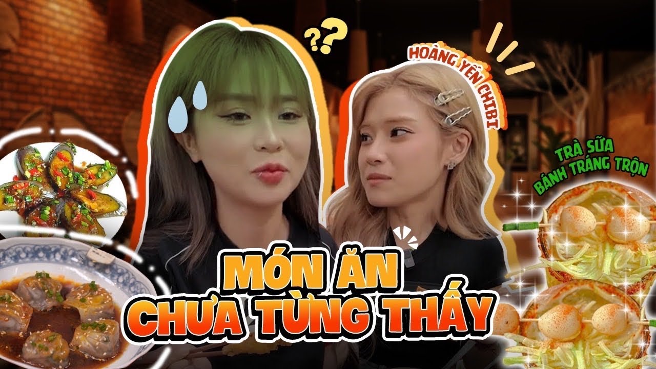 Review đồ ăn hot trend, MisThy, Hoàng Yến Chibi 