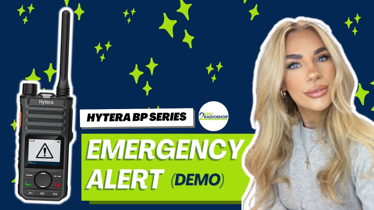 Hytera BP series Emergency Alert demonstration | Tech Talk with 2WayradioShop