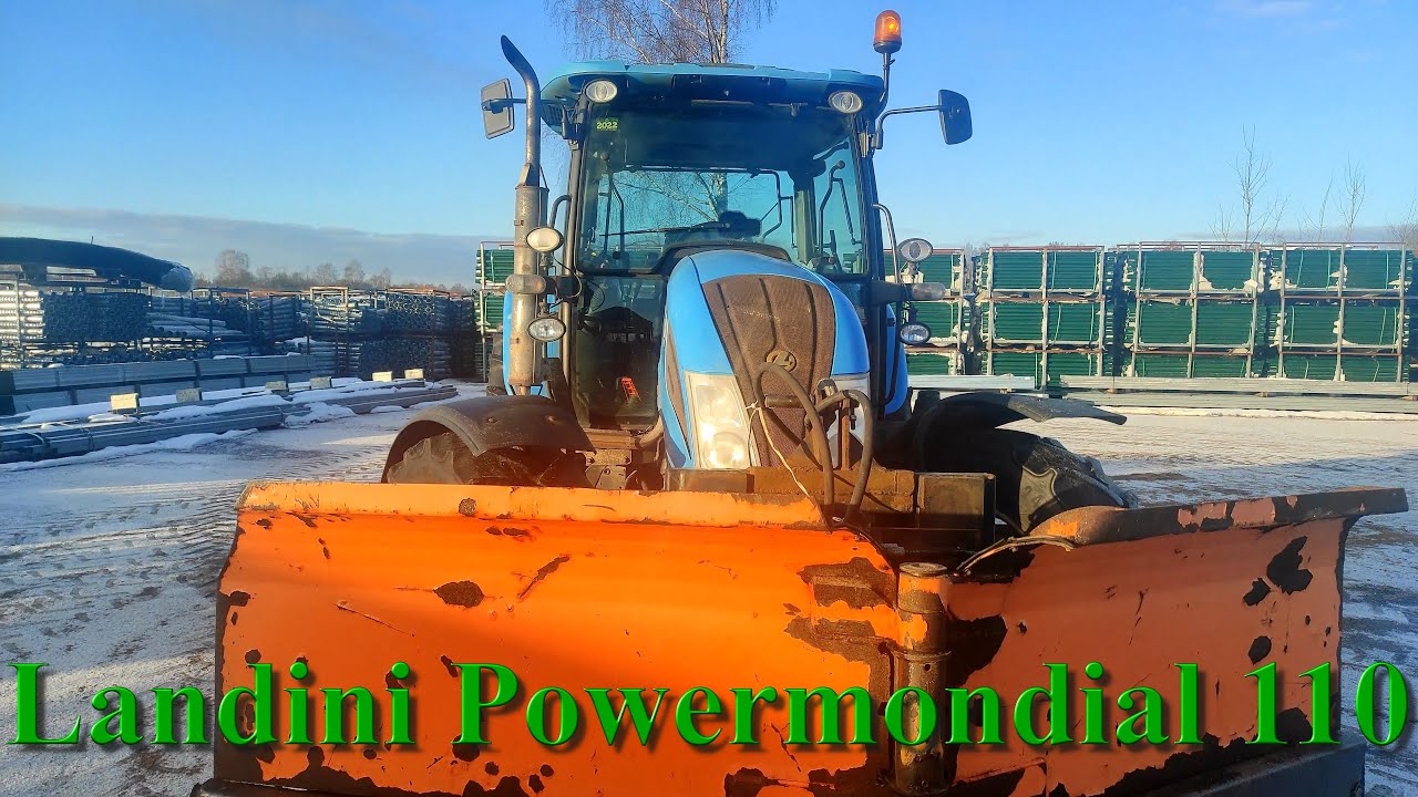 Обзор трактора-Landini powermondial 110.
