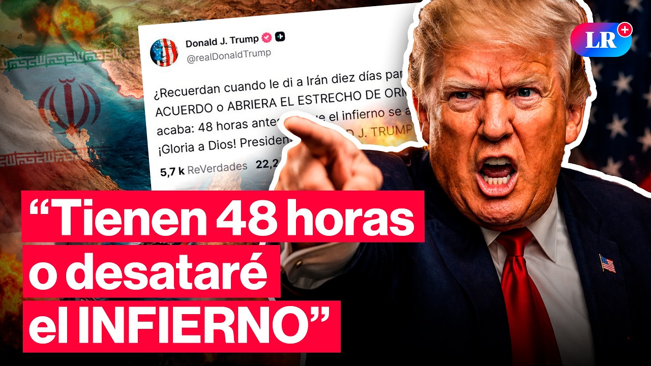 🚨 &iexcl;URGENTE! Donald Trump da ULTIM&Aacute;TUM a Ir&aacute;n para reabrir Ormuz: &ldquo;El tiempo se acaba&rdquo; | #LR