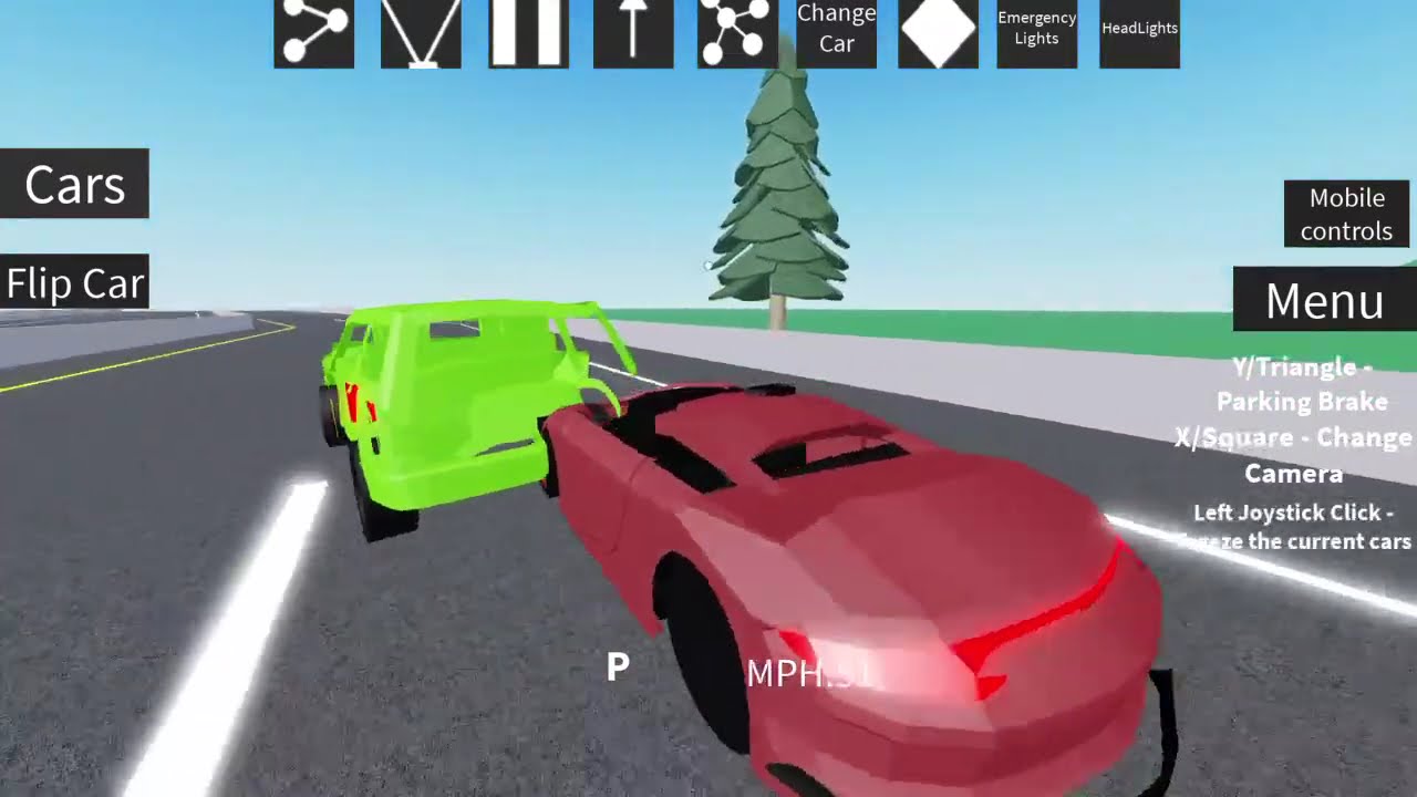 Im crashing  cars #roblox #robloxlive
