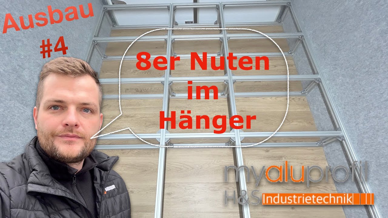 Camper Kastenanhänger Aluprofile 30x30 Nut 8 (myaluprofil.de) Podest im Tomplan TFS360 - TreblaTube