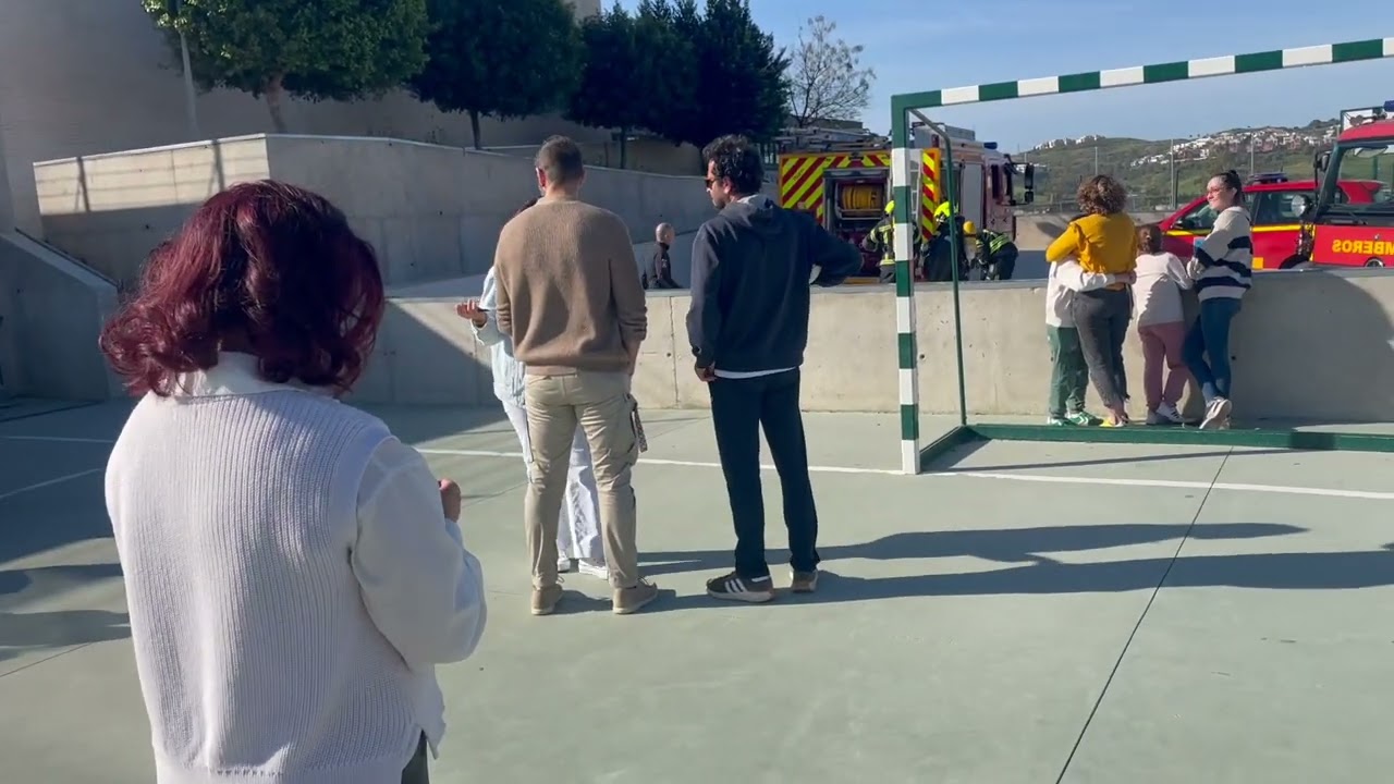 SIMULACRO en el  CEIP INDIRA GANDHI, 9 de abril de 2025