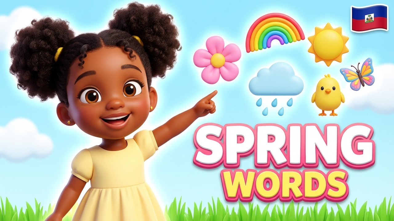 Learn Spring Words In Haitian Creole | Pawòl Prentan | English & Haitian Creole